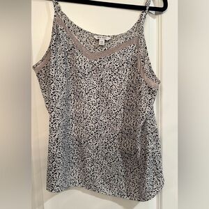 Women's Black and White animal print Patterned Top